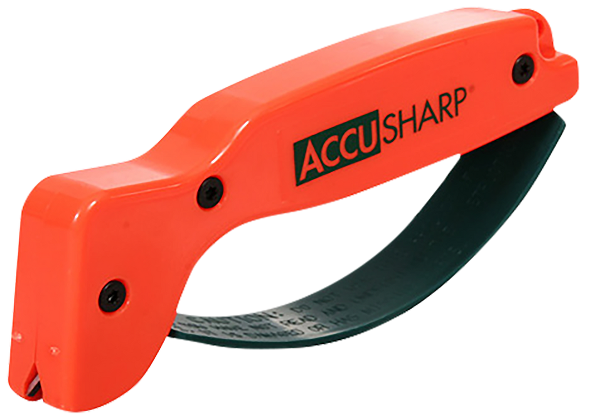 AccuSharp 014C Hand-Held Tungsten Carbide Knife & Tool Sharpener Orange