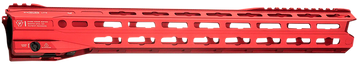 Strike Industries GridLok Lite 17" M-LOK Quick Rail Detach AR-15 Handguard Red Aluminum