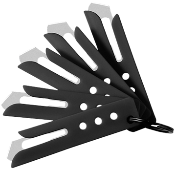 Hogue Expel Blade Guard Black Nylon Kit 5 #60 High Carbon Steel Blades & Key Ring