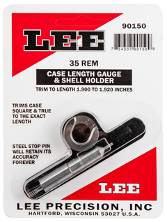 Lee 90150 Case Length Gauge 35 Rem w/ Shell Holder