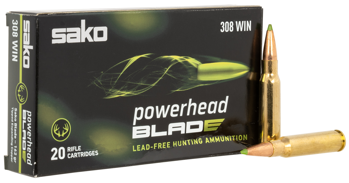 Sako PowerHead Blade 308 Win 162gr 20rd - Box or Case