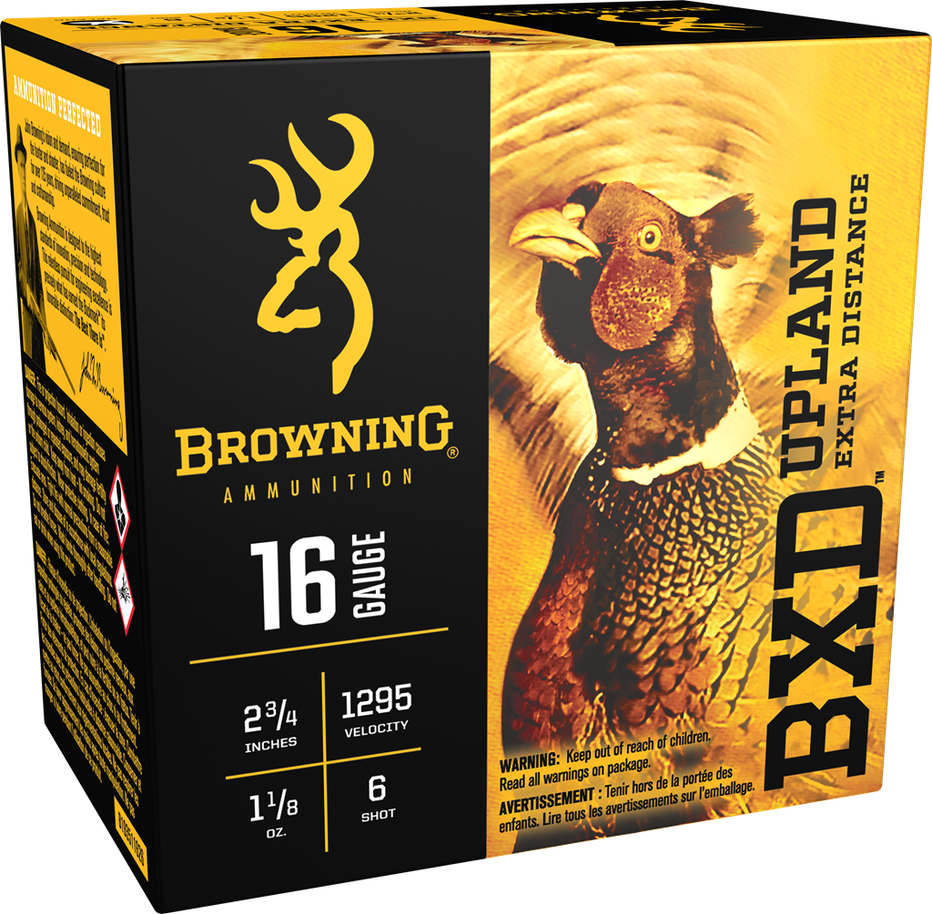 Browning BXD Upland 16 Gauge 2.75" 1 1/8 oz #6 Shot 25 Rounds - Box or Case