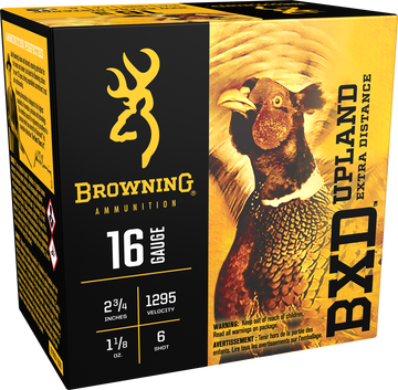 Browning BXD Upland 16 Gauge 2.75" 1 1/8 oz #6 Shot 25 Rounds - Box or Case
