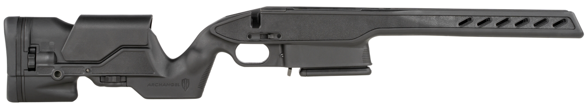 Archangel AAS111SLA Precision Elite Stock Black Synthetic Aluminum Pillar Bedded for Savage 110/111 Long Action Standard Caliber Right Hand