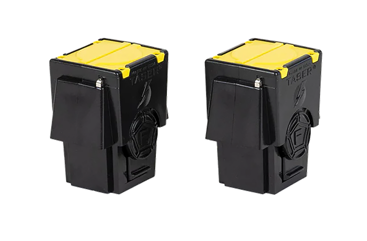 Taser X26P Cartridge 2-Pack Black / Yellow - Fits X1, X26P, X26C, M26C