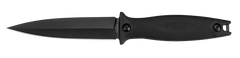 Kershaw Secret Agent 4007 4.4" Fixed Spear Point Plain 8Cr13MoV Black Oxide - Black GFN