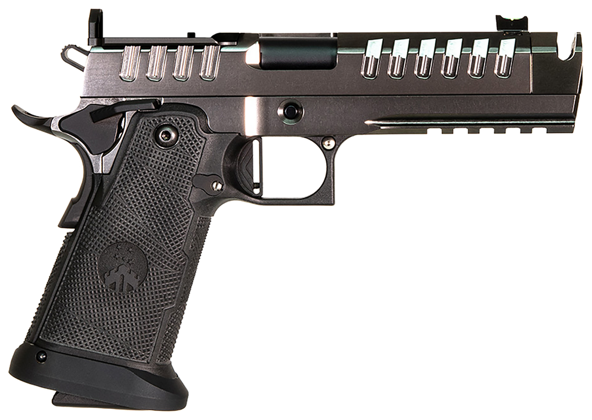 Watchtower Firearms Apache DS 1911 9mm Luger 4.6" 17+1 Semi-Auto Pistol - Graphite PVD