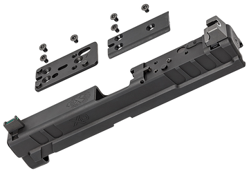 Springfield Armory XD OSP 9mm Black Steel Slide Assembly Kit - Optics Cut, Suppressor Height Night Sights