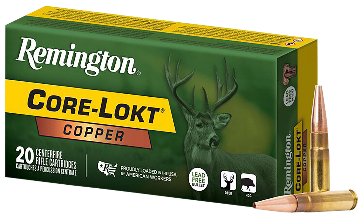 Remington Ammunition Core-Lokt Copper 300 Blackout 120gr Copper Hollow Point - Box or Case