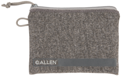 Allen 3625 Pistol Pouch Gray Polyester Lockable Zipper & Fleece Lining 5x7 Interior