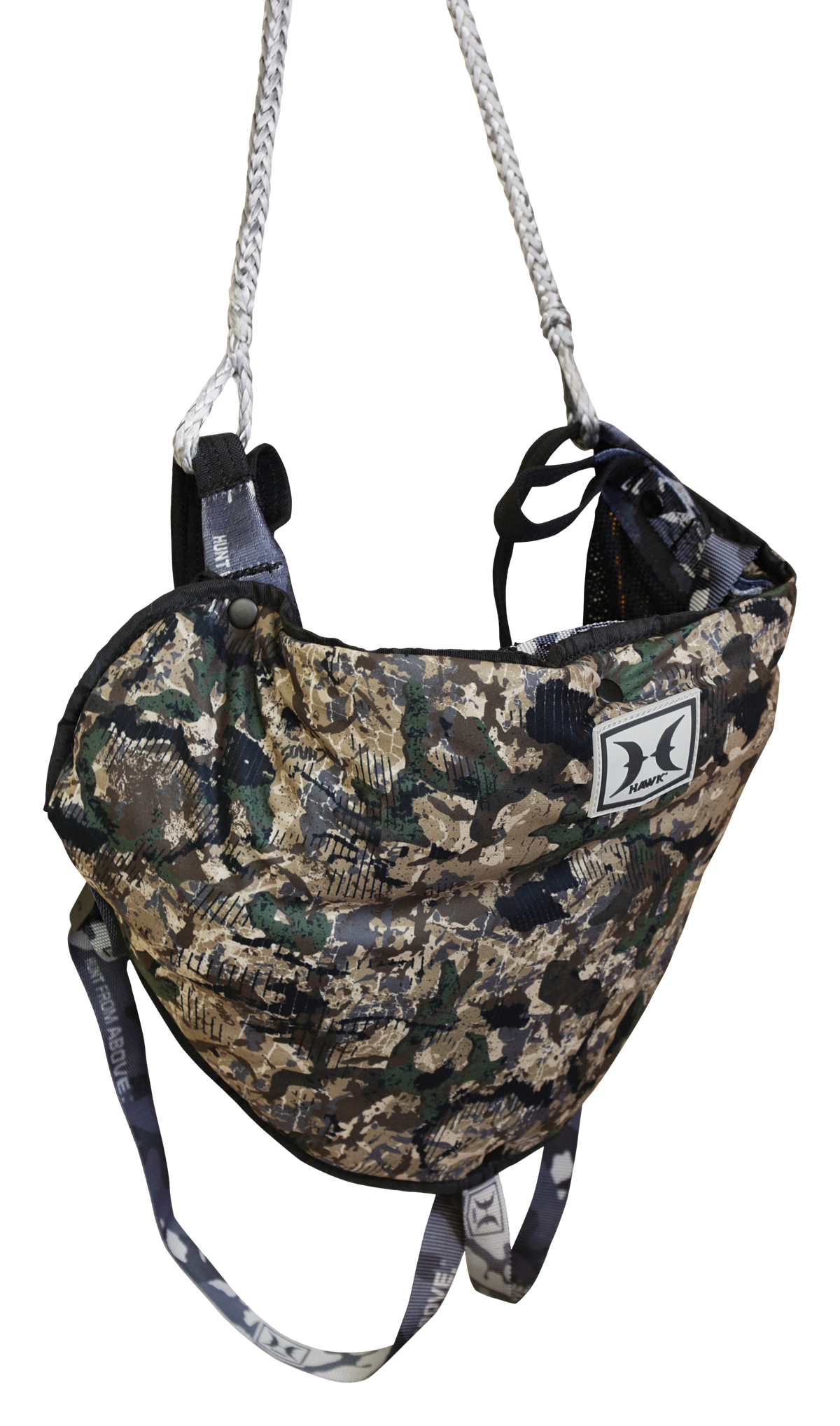 Hawk Helium Hammock Tree Saddle Chaos Camo 28-40 in 300 lb Capacity