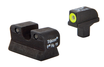 Trijicon HD Night Sights Green Tritium w/Yellow Outline Front / Green Tritium w/Black Outline Rear - Colt 1911