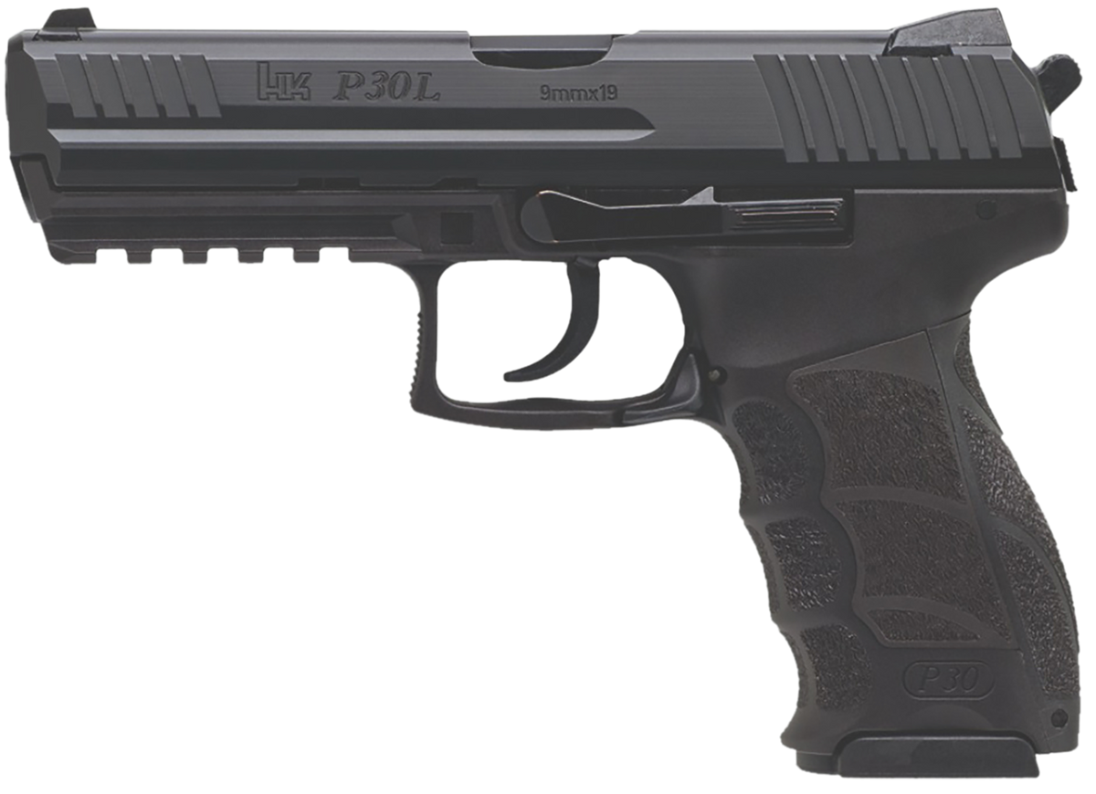 HK P30L V3 9mm 4.45" 10+1 DA/SA Semi-Auto Pistol - Night Sights - 2x10rd Mags