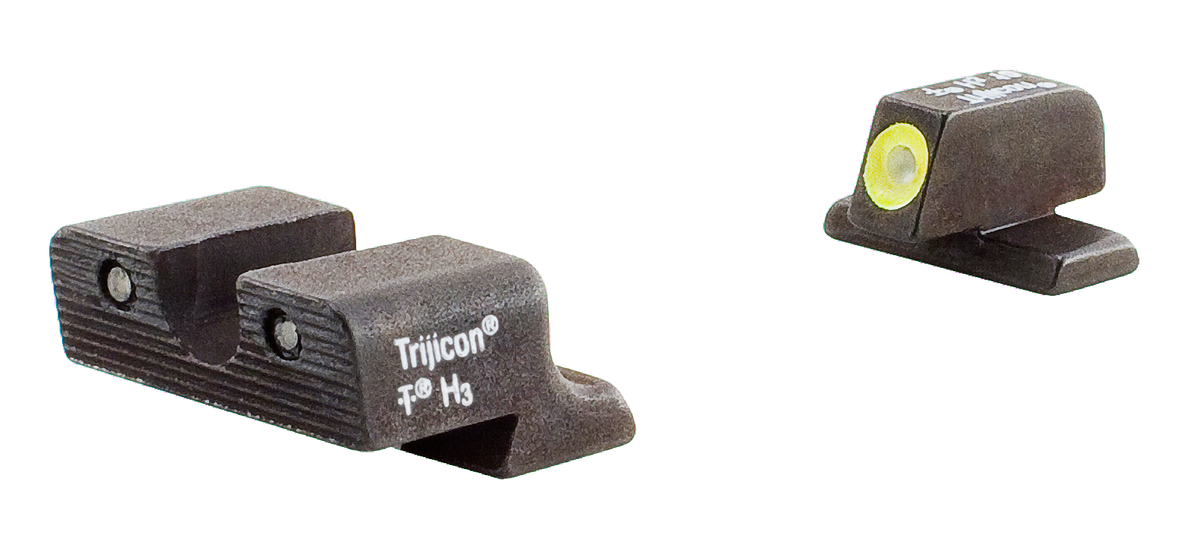 Trijicon 600583 HD Night Sights Green Tritium Yellow Outline Front - Springfield XD/XD-M/XD Mod.2