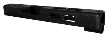 Rival Arms RA10G705A Precision Slide A1 Docter Cut Glock 34 Gen 3 Black QPQ 17-4 Stainless Steel