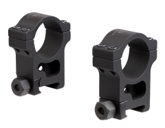 Trijicon AC22011 AccuPoint 30mm Extra High Riflescope Rings - Black Hardcoat Anodized - Pair