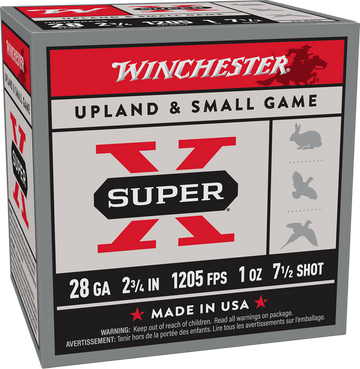 Winchester Ammo Super X Heavy Game Load 28 Gauge 2.75" 1 oz 7.5 Shot - Box or Case