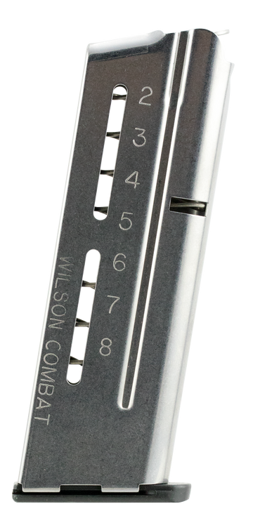 Wilson Combat 5009C8 ETM 9mm Luger 8rd 1911 Elite Tactical Stainless Steel Magazine