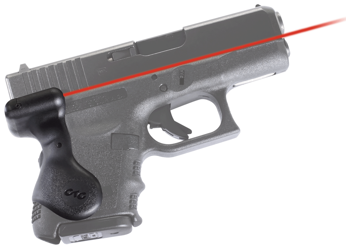 Crimson Trace LG-626 Lasergrips Red Laser Sight for Glock Gen3 26/27/28/33/39 Black Polymer