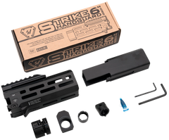 Strike Industries CEVO 6" M-Lok Handguard Black Aluminum w/ Faux Suppressor - CZ Scorpion EVO 7.72"