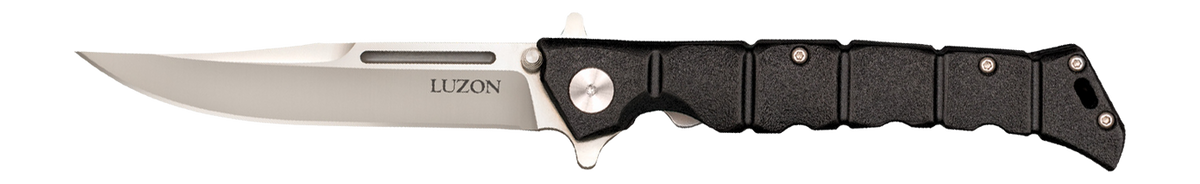 Cold Steel Medium Luzon 4" Folding Plain 8Cr13MoV Black GFN Handle - Blackout