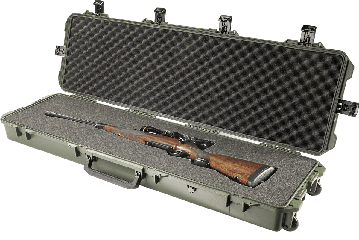 Pelican Storm IM3300 Long Gun Case 53" OD Green HPX Resin w/Wheels