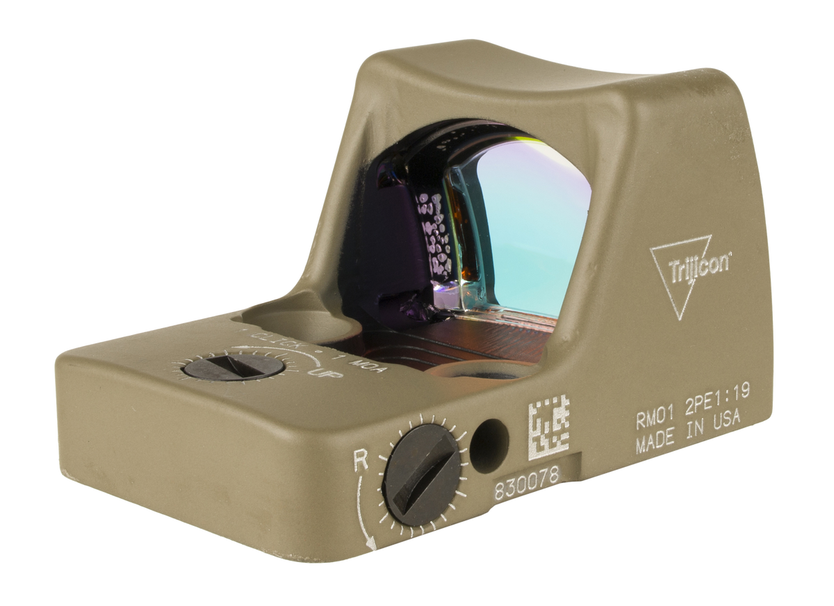 Trijicon RMR Type 2 3.25 MOA Red Dot Sight - Flat Dark Earth Cerakote - 1x - No Mount
