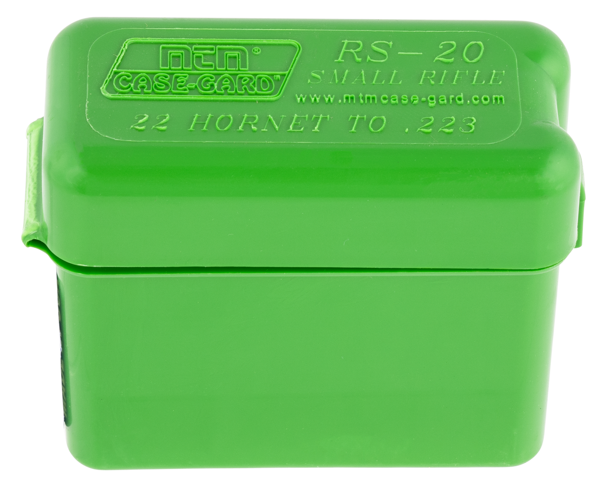 MTM Case-Gard RM2010 Belt Style 20-Round Medium Green Polypropylene Ammo Box