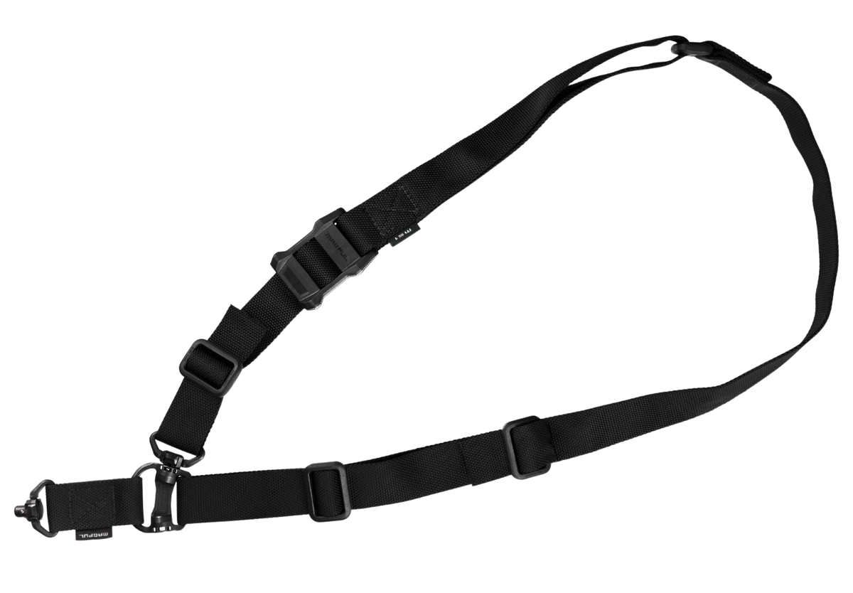 Magpul MAG953-BLK MS4 QDM Sling 1.25" Black Nylon Adjustable One/Two-Point AR Platform