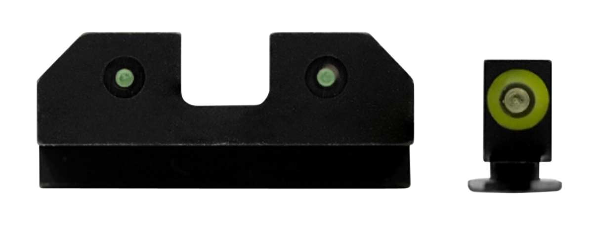 XS Sights R3D Night Sights for Glock 42/43/43X/48 3-Dot Green Tritium