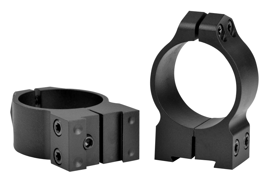 Warne 14B1M Maxima 30mm Medium Vertical Split Dovetail Scope Rings for CZ 527 - Matte Black