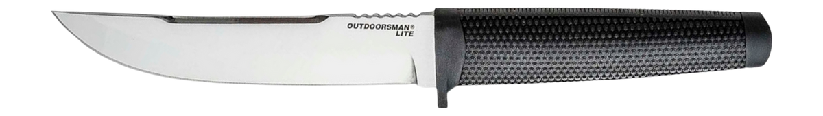 Cold Steel Outdoorsman Lite 6" Fixed Blade 4116 Stainless Steel Satin - Black Kray-Ex Handle
