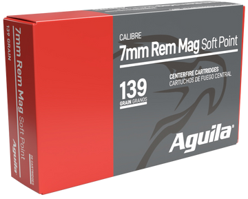 Aguila 80591AG 7mm Rem Mag 139gr InterLock Boat Tail Soft Point - Box or Case