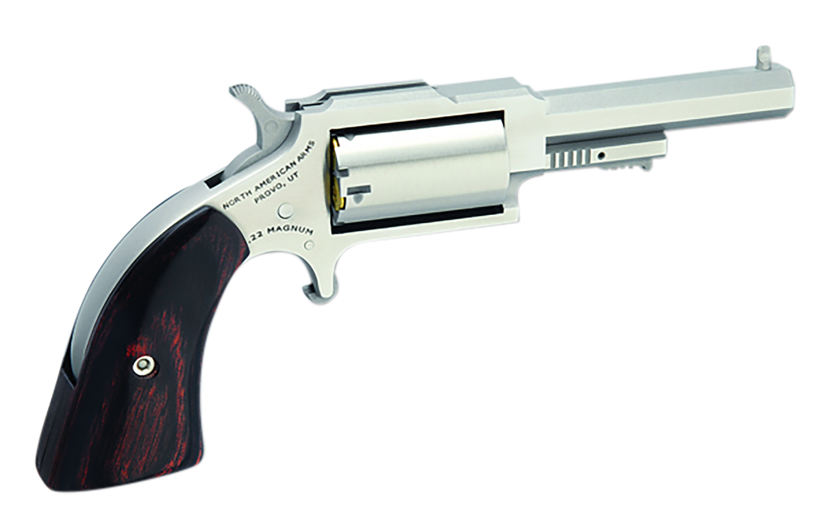 North American Arms 1860 Sheriff 22 WMR 5-Shot 2.5" SAO Stainless Mini-Revolver