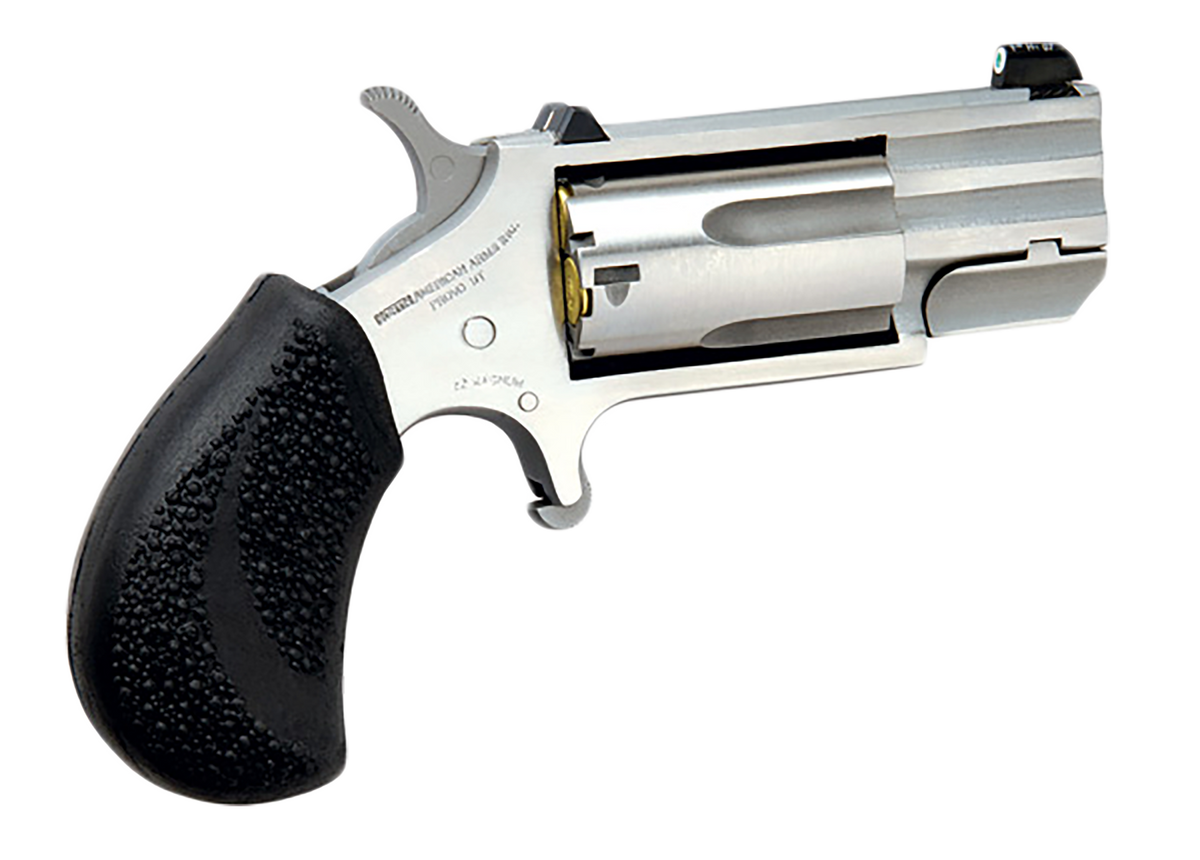 NAA Pug 22 WMR 1" 5-Shot SAO Mini Revolver - Tritium Sights