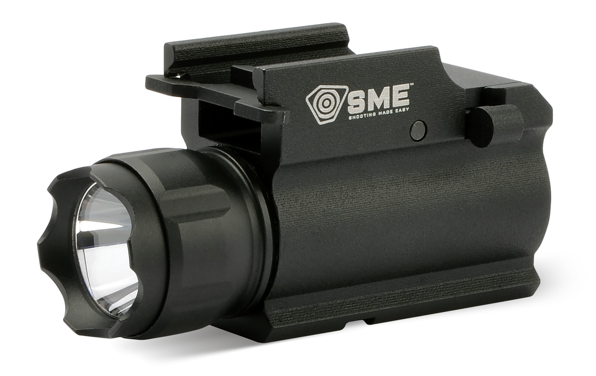 SME SMEWL Rail Mounted Pistol Weapon Light 250 Lumens White Cree LED - Black