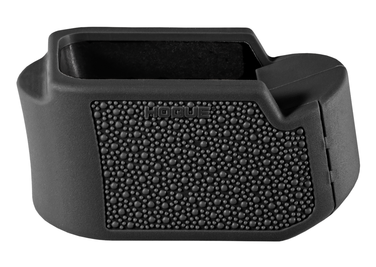 Hogue 18610 OverMolded Rubber Grip Extension Base Pad for Glock 19 10/15-Rd Magazines - Black