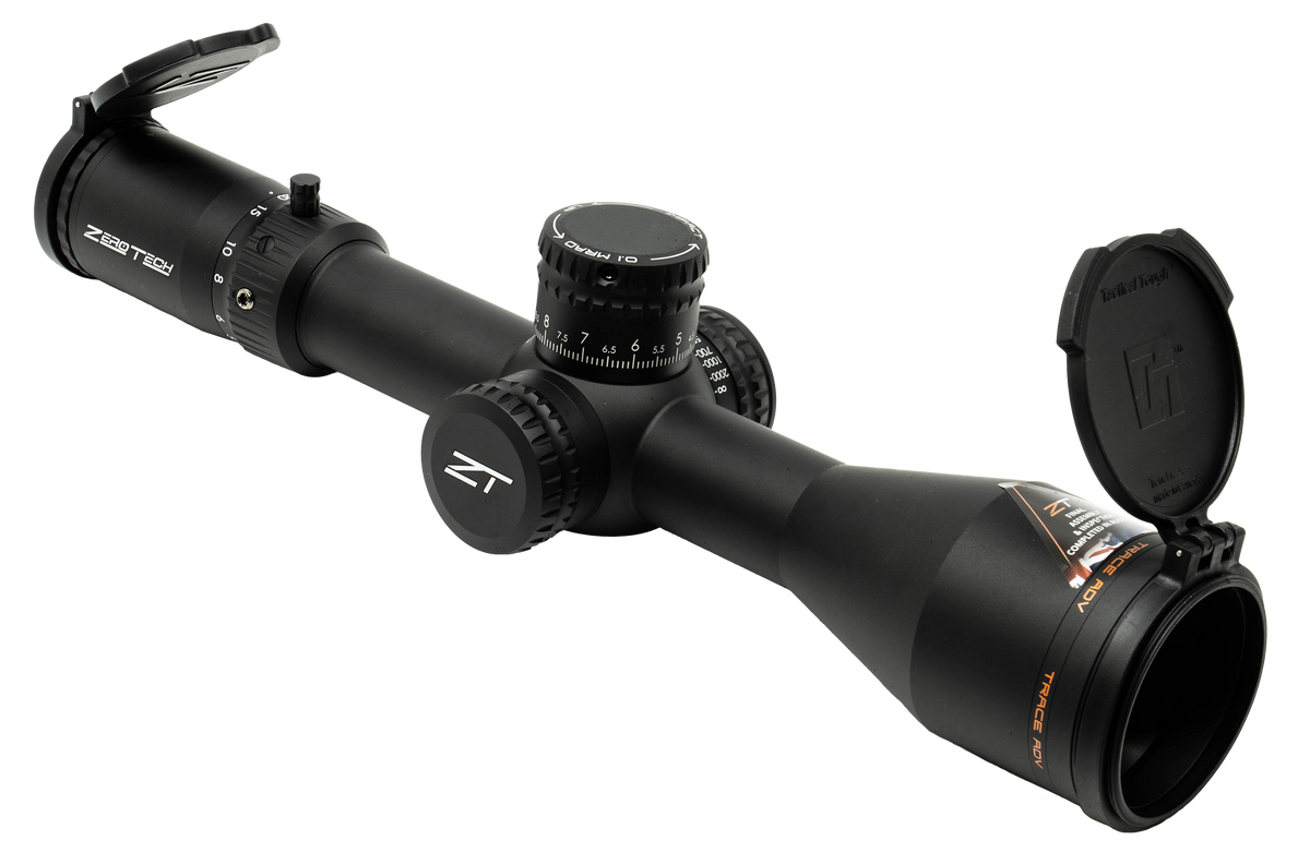 Zero Tech Optics Trace Advanced 5-30x56mm 34mm Tube Illuminated RMG 2 FFP Rifle Scope