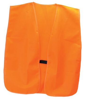 HME VESTOR Safety Vest Blaze Orange OSFA Polyester