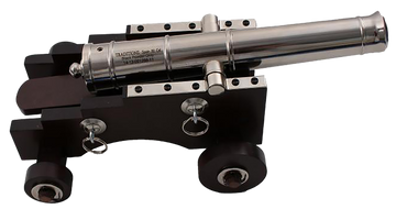 Traditions Old Ironsides Mini Cannon 50 Cal 9" Silver Barrel Breech Action