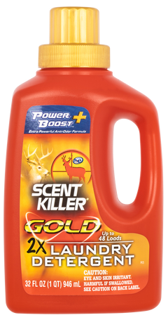 Wildlife Research 1249 Scent Killer Gold Laundry Detergent Odor Eliminator 32 oz Bottle