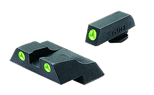 Meprolight Tru-Dot Green Tritium Night Sight Set for Glock 26/27