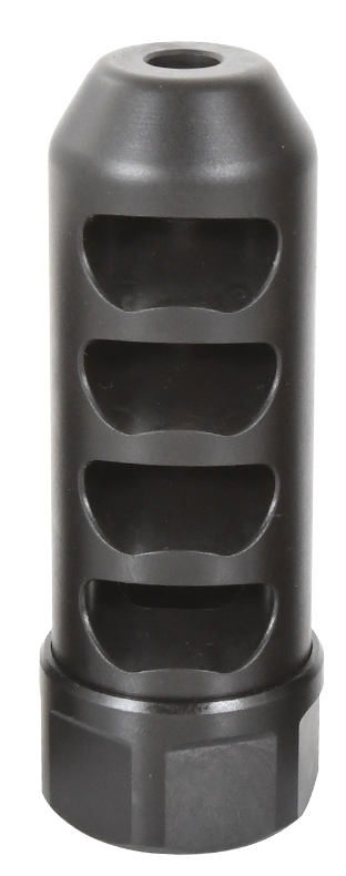 American Precision Arms Gen 2 Fat Bastard 338 Cal Self-Timing Muzzle Brake - 5/8x24 Black Nitride