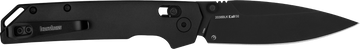 Kershaw Iridium 2038BLK 3.4" Folding Spear Point Plain D2 Steel Gray Anodized Aluminum Handle