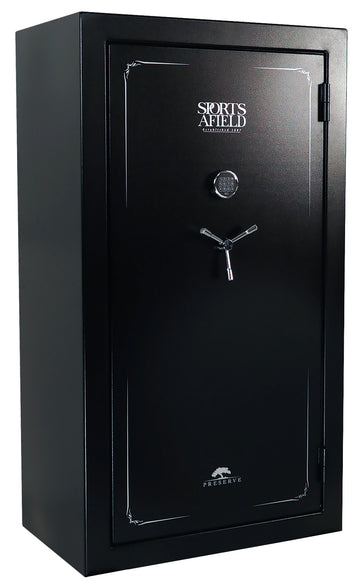 Sports Afield Preserve SA7240P 60+8 Fireproof Gun Safe 72x40x25 Black Steel