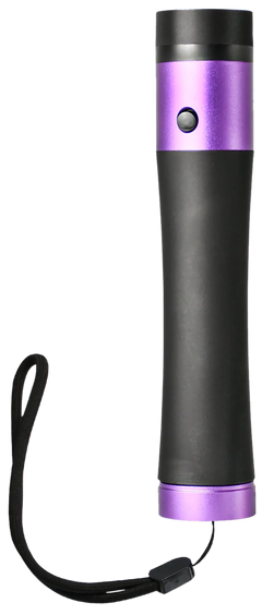 Guard Dog Ivy 200 Lumens Stun Gun Flashlight - Black/Purple Aluminum