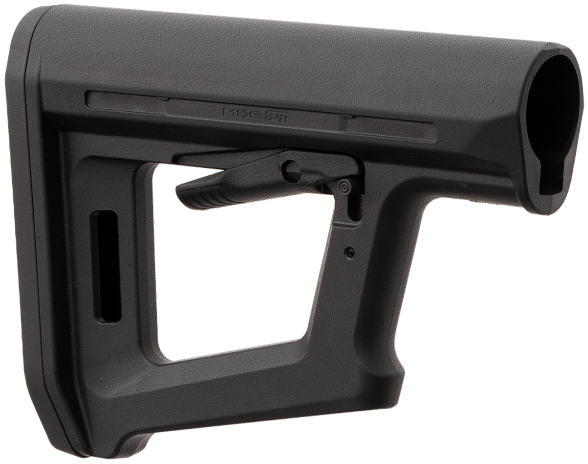 Magpul Industries MOE PR Carbine Stock Mil-Spec Black for AR-10/AR-15/M4/M16/M110/SR25 - Tube Not Included