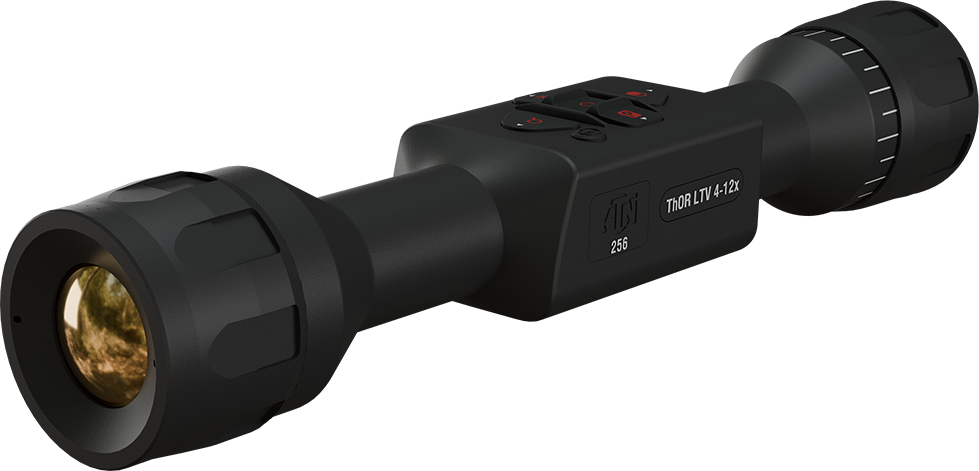ATN Thor LTV 4-12x35mm Thermal Rifle Scope 256x192 12 Micron 50 Hz Black