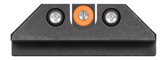 Night Fision GLK-002-007-OGZG Night Sights for Glock 20/21 - Orange Outline Front / U-Notch Rear