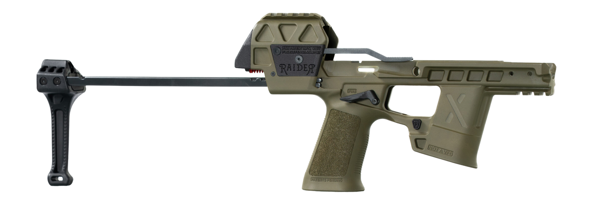 Flux Defense Raider X SIG P320 Pistol Chassis System - Ranger Green